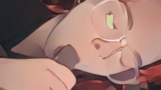 Animated Snowbunny Sucking BBC