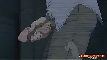 Hentai teen fucks horny redhead and landlord