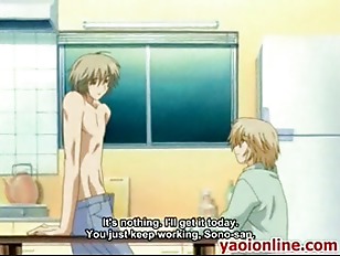 Hot hentai gay cock sucked and fucked