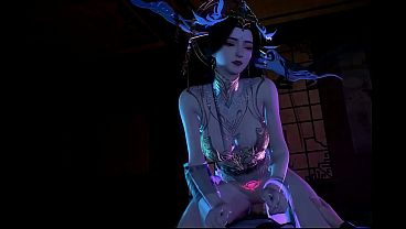 Temple of the Bigtit Oracle – 3D Animation Hentai