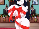 Xmas Cartoon Fuck – Audrey Takes It Raw on the Couch