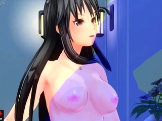 Uncensored Japanese Hentai anime ASMR ear licking Earphones