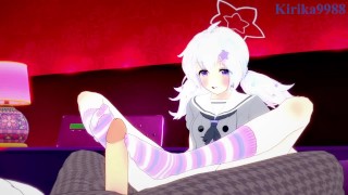 Uzawa Reisa and I have intense sex at a love hotel. – Blue Archive Hentai