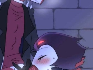 Blitz x Stolas Cum in his mouth!!!   Comic Thai dub