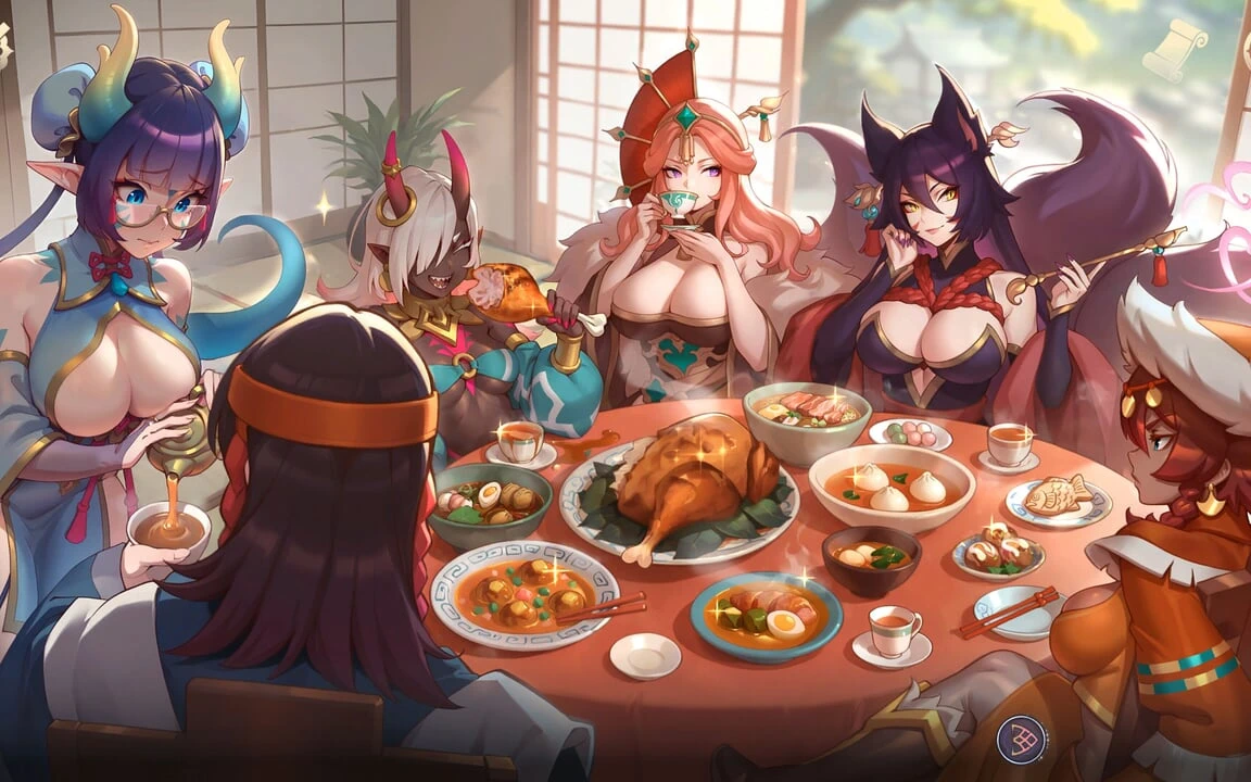 Ep9: Tea Ceremony with the Chosen 5 – a Royal Gathering in the Imperial Harem – Harem Fantasy