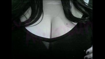 hotwife otaku nerdy Watching Hentai while playing with her Big Tits #3