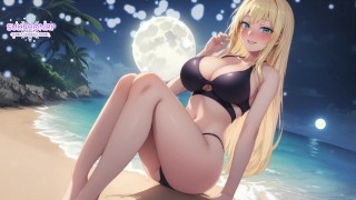 i’ll make you cum under the moonlight – – Vtuber JOI ASMR Audio