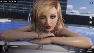 War And Roses – Part 5 – Babe At The Pool By LoveSkySan69