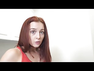 big ass redhead stepsis danni rivers eats taboo cum in pov banging creampie teen american