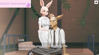 Haru’s secret life Chapter #1 sexy furry bunny [Full Gallery hentai game] Beastars