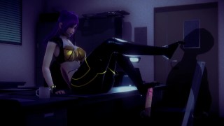 [LEAGUE OF LEGENDS] KDA Kai’Sa plays with her fans (3D PORN 60 FPS)