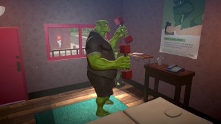 Orc Massage – elfa safada recebendo uma massagem