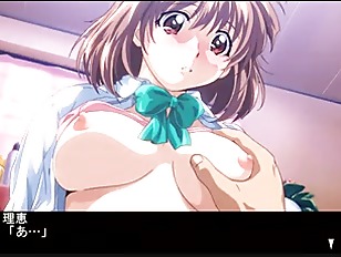 Shy hentai girl gets a lesson in dick