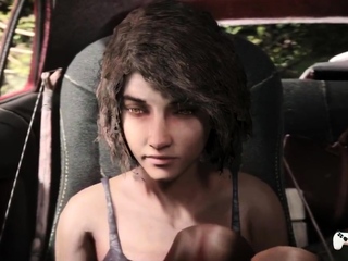 Small Tits Hottie Rough Car Sex 3D Cartoon Gaming Animation