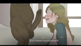 The queen teniendo sexo con un goblin que salvo de la esclavitud