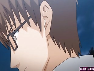 Two hentai babes fucked in porno