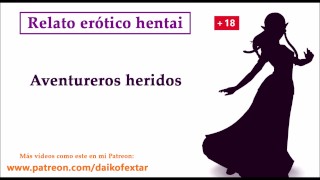Zelda cuida de Link, relato hentai en español. Ella acaba ayudandole a…