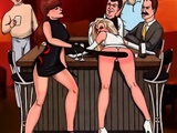 Ass spanking toons
