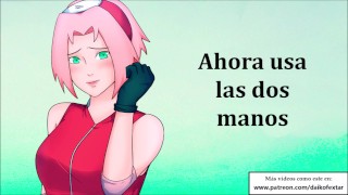 JOI extremo con Sakura. Anal, humillación, etc…