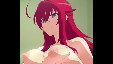 Rias Gremory Boobjob Hentai