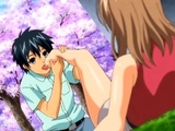 Hentai coed caught and fucked doggystyle