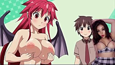 VAMPIRA TETONA SE LA COJEN ENTRE TRES – Itadaki! Seieki HENTAI – Ep 1