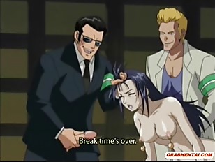 Virgin hentai pierching bigboobs and brutally fucked by bandits